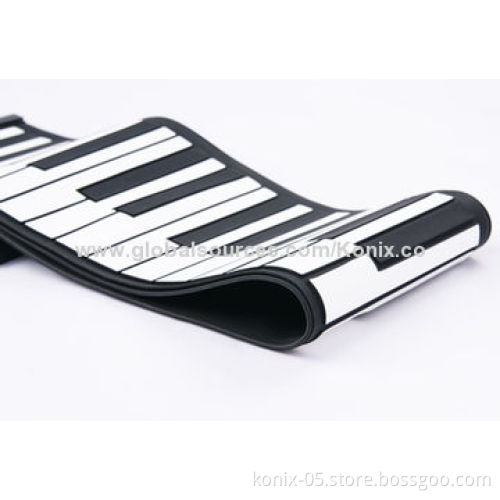 Hot selling silicone digital roll-up piano for kids